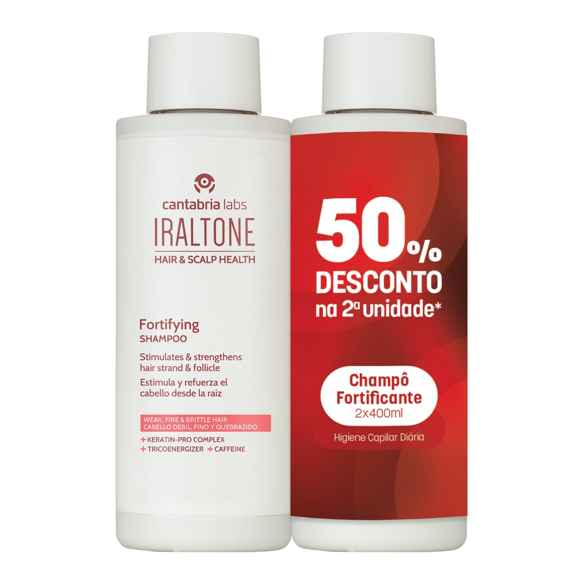 Iraltone Pack Champô Fortificante 2x400mL