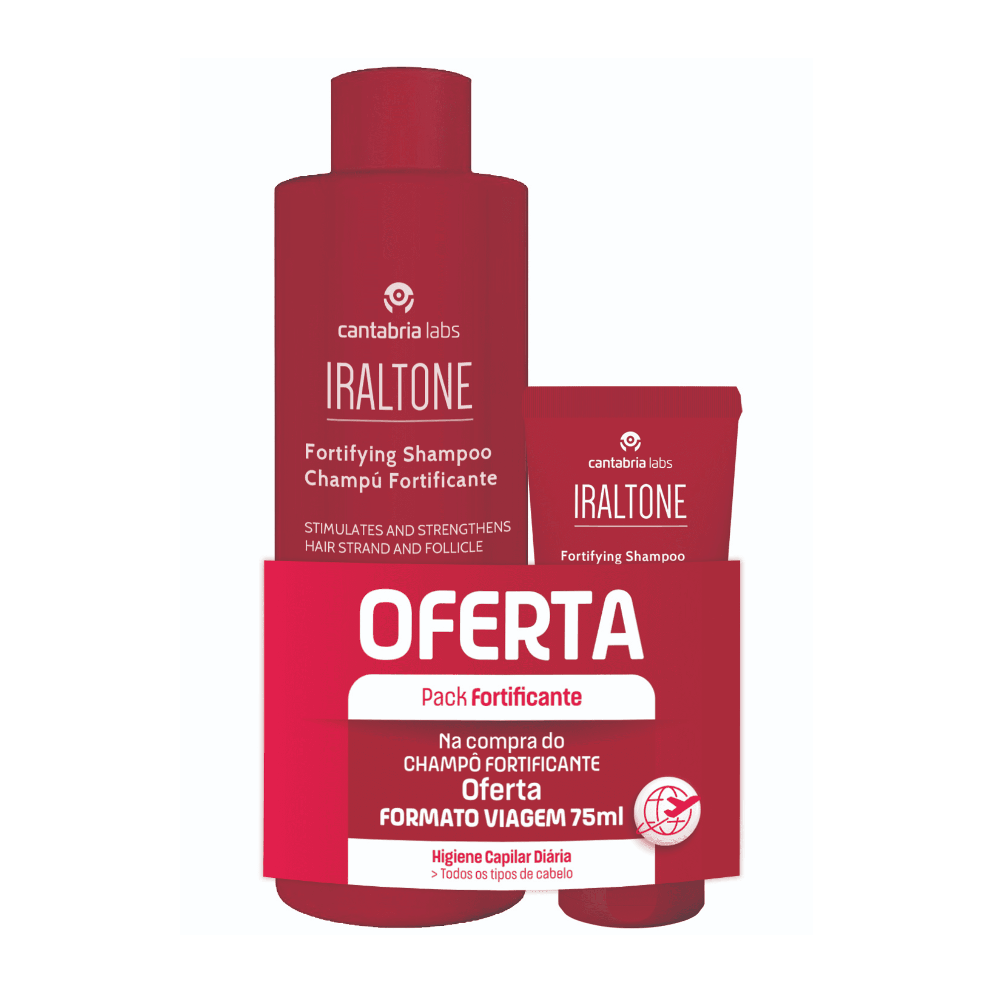 Iraltone Shampoo Fortificante 400ml+75ml