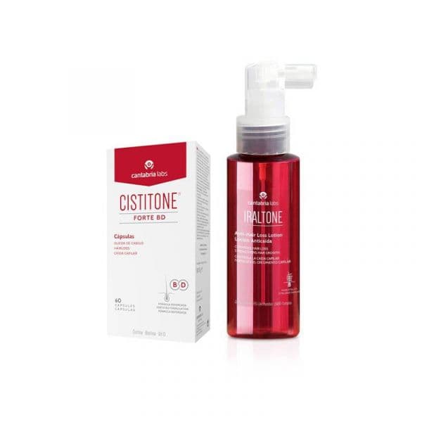 Cistitone Forte BD Antiqueda Fortificante 60 Cápsulas + Loção Antiqueda de Cabelo 100ml Coffret