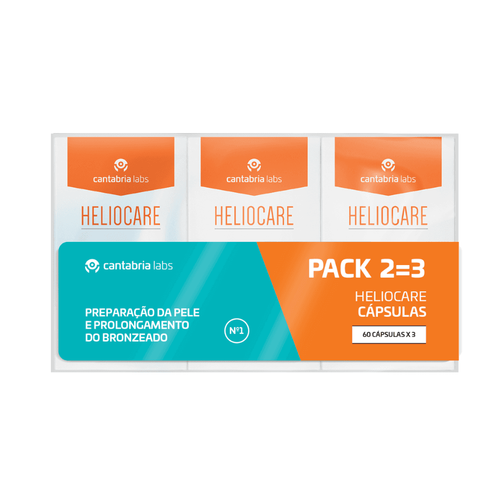 Heliocare Suplemento Natural Proteção da Pele 3x60 Cápsulas