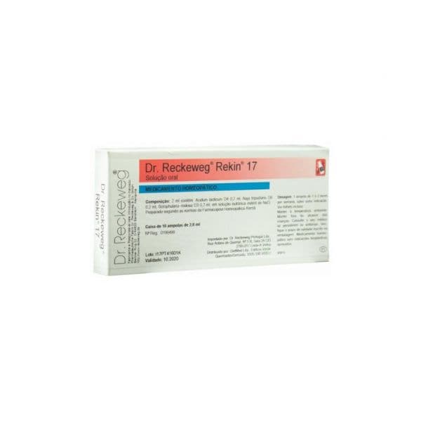 Dr. Reckeweg Rekin 17 - 10 Ampolas Bebíveis