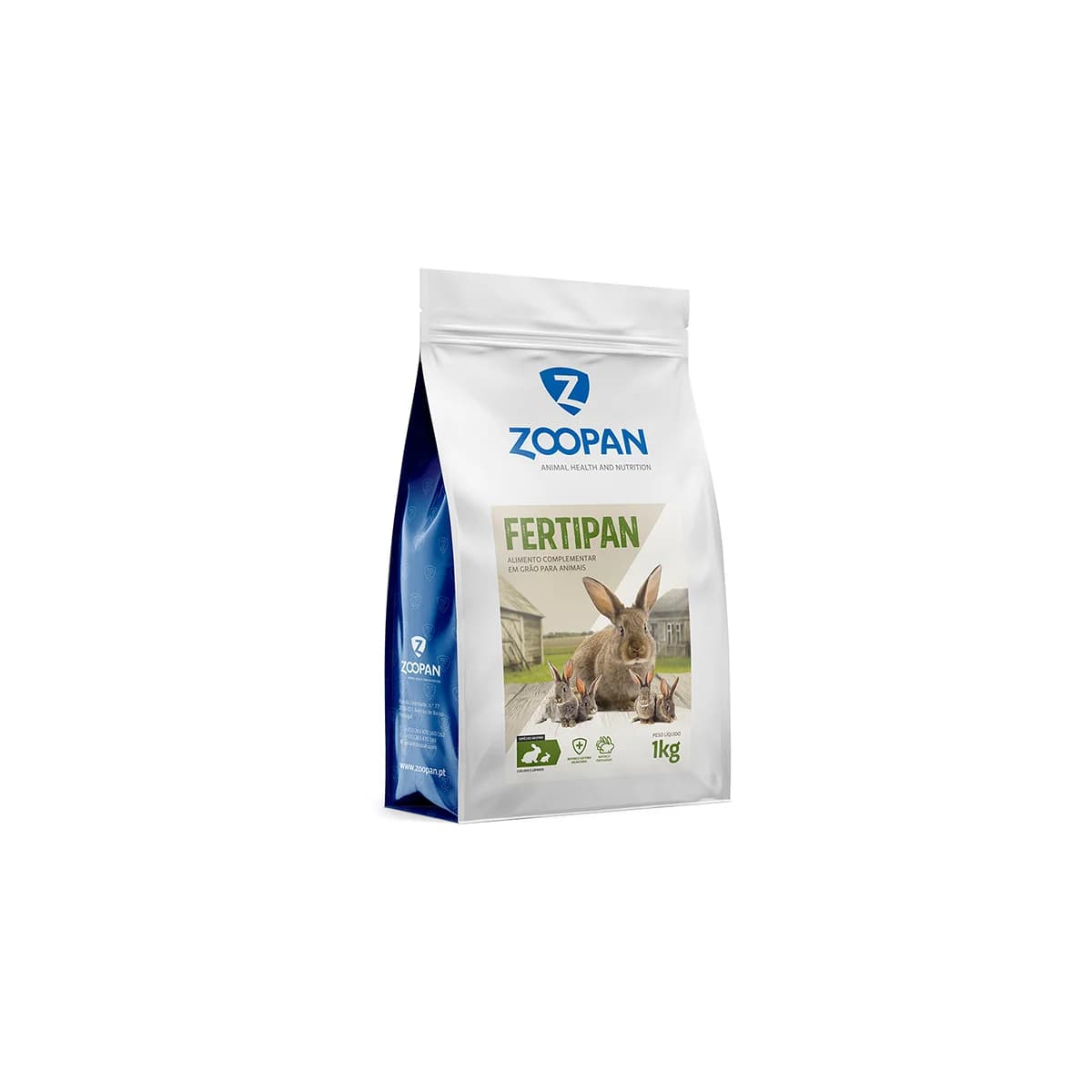 Zoopan Fertipan Coelhos 1Kg