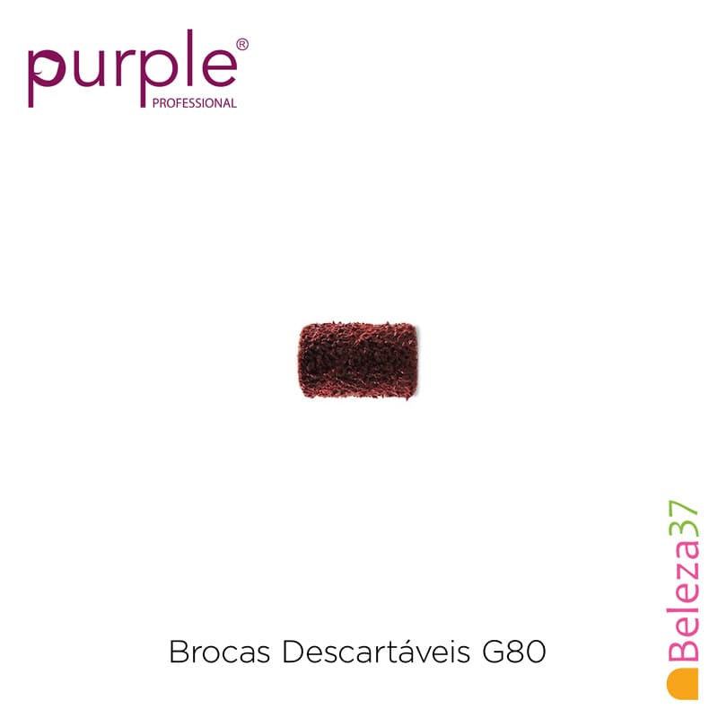 Purple Professional Lixas Descartáveis Purple Grão Grosso 80 100 Unidades