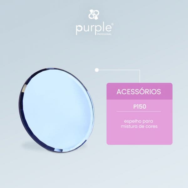Purple Professional Espelho para Mistura de Cores