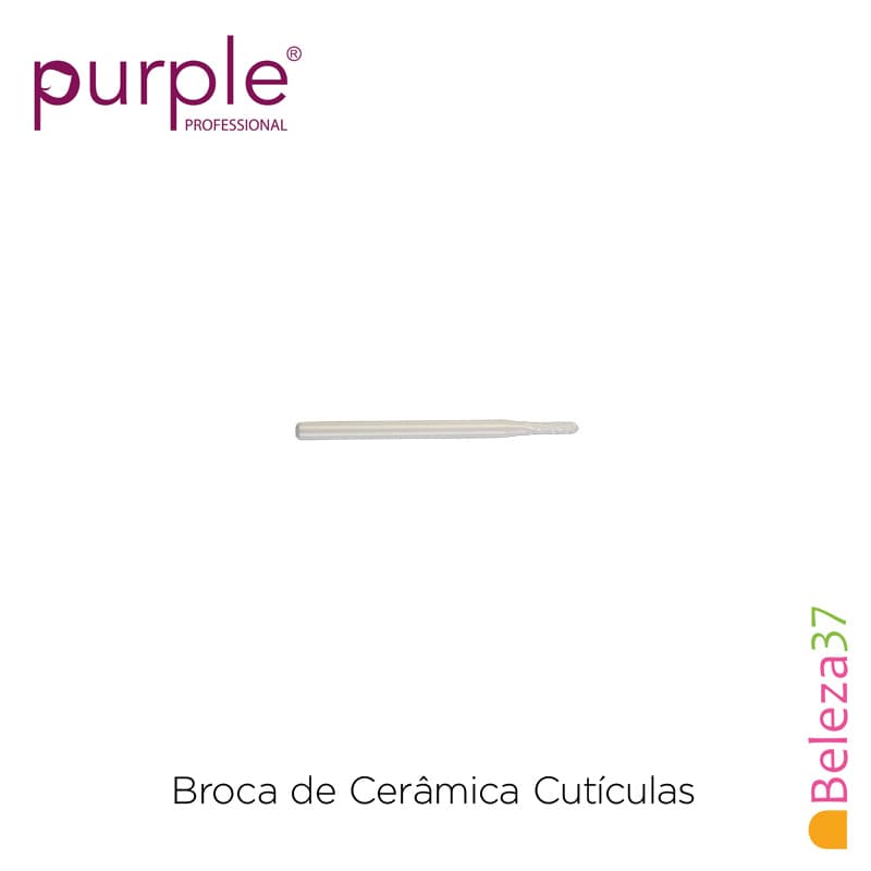 Purple Professional Broca de Ceramica Cutículas Purple