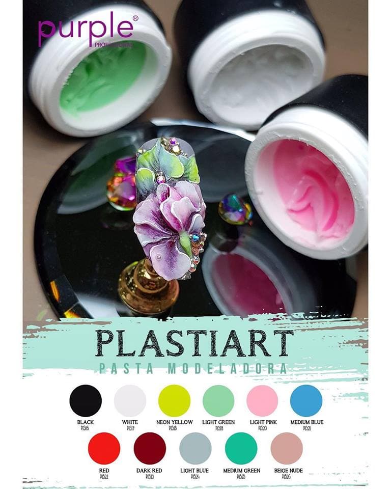 Purple Plastiart Black 5g