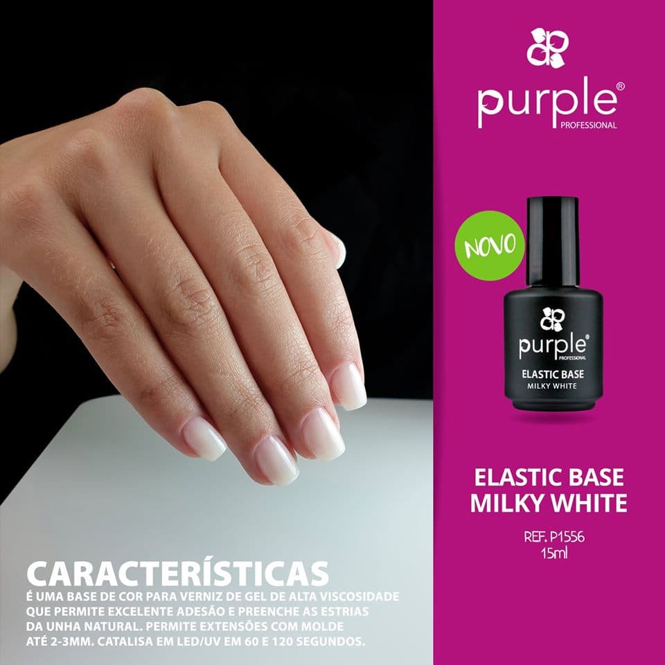 Purple Queen Elastic Base Tom Milky White 15ml