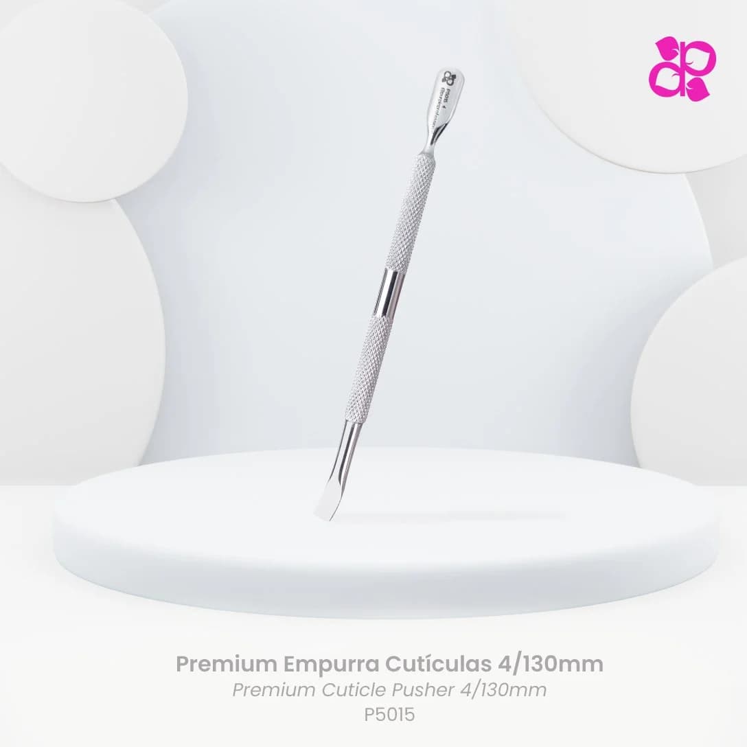 Premium Empurra Cutículas - 4/130mm Aço Inoxidável Japonês Purple
