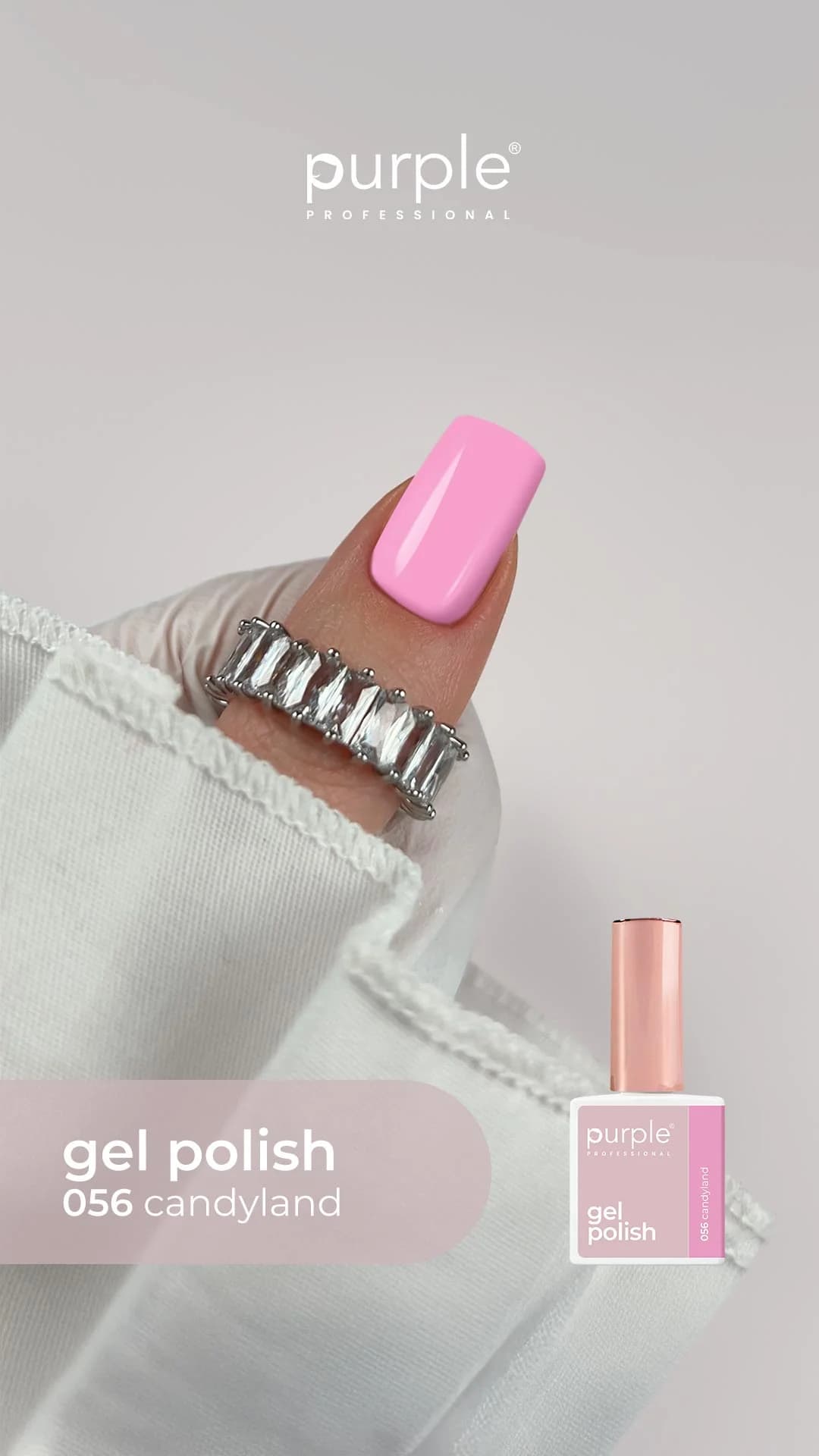 Gel Polish Purple - 056 Candyland 10ml