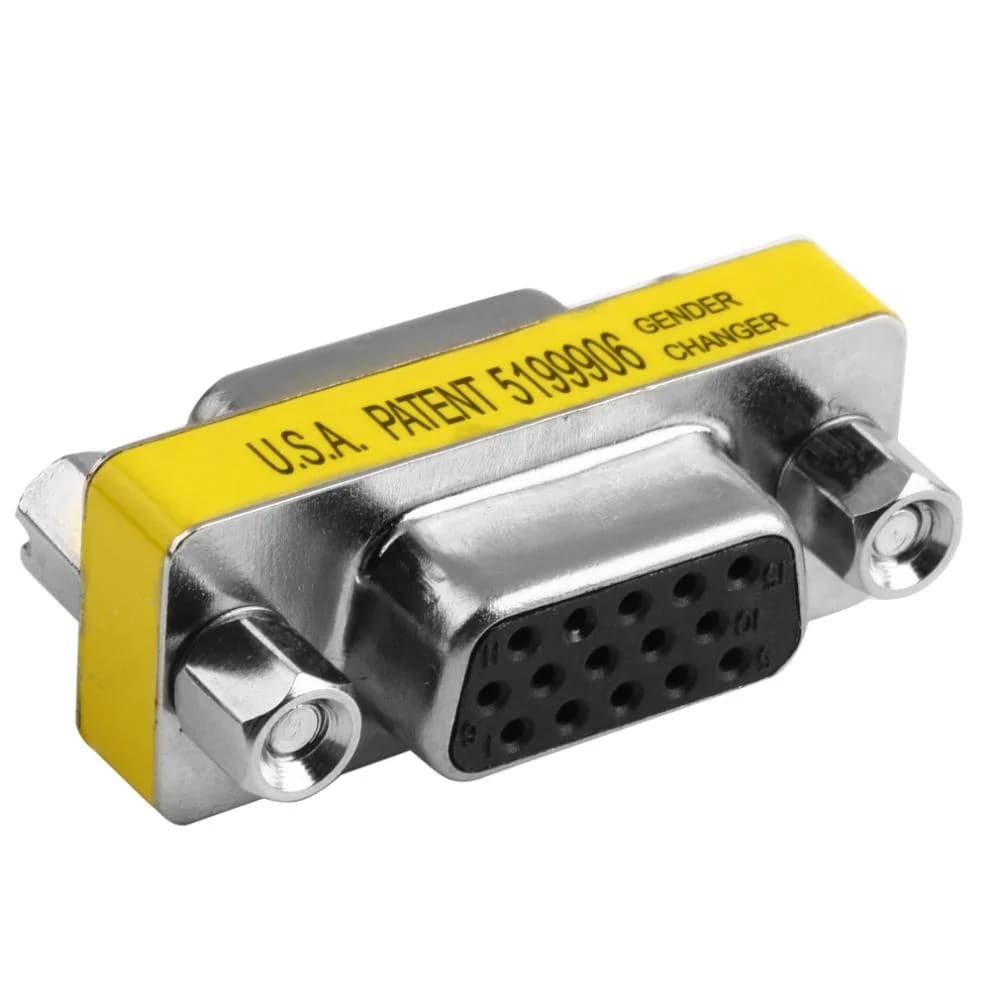 Adaptador de Género Junção VGA Fêmea - Multi4you®