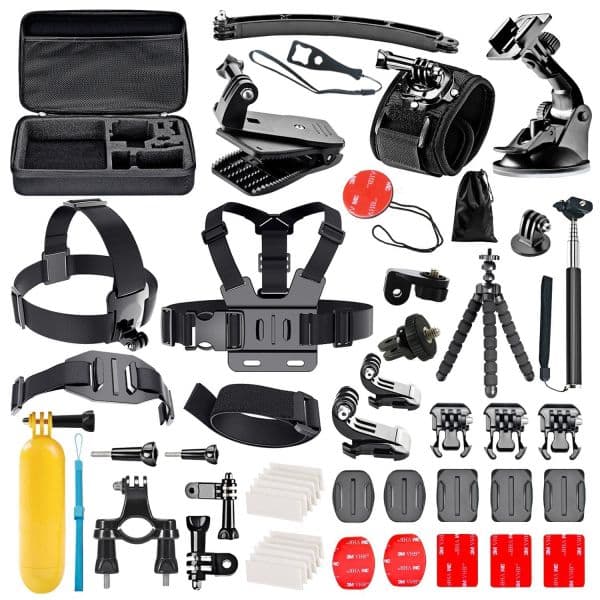 Multi4you Kit de Acessórios 52 em 1 para Action Cam
