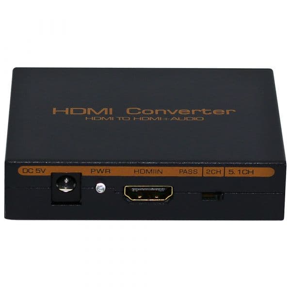 Multi4you Conversor de Áudio Estéreo 4K Dac Hdmi para Blu-ray Leitor de Dvd Xbox One Sky hd PS3 PS4
