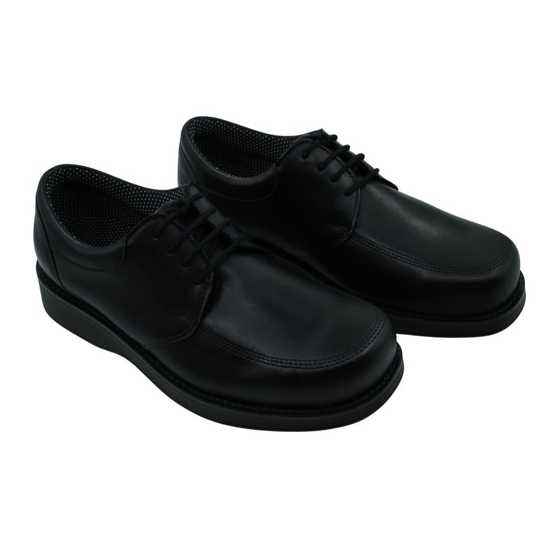 Sapato Diabético para Homem com Atacador (PRETO, 43)