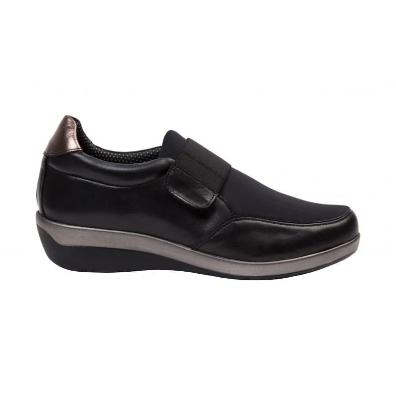 Nursing Care Sapato Diabetico C/ Elasticos D65l11 (36, Preto)