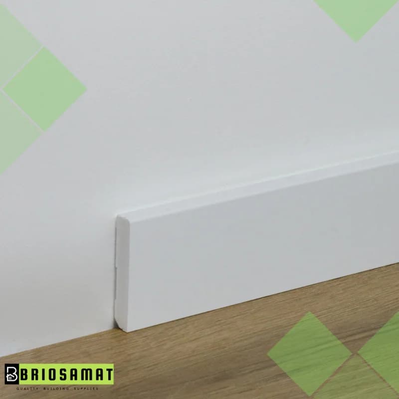 Rodapé PVC Expandido 70x14mm rev. PVC