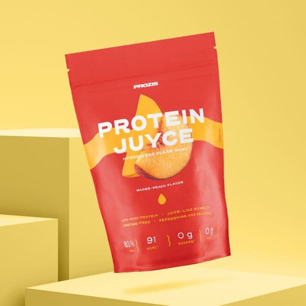 Prozis Protein Juyce Hydrolyzed Clear Whey 500g Manga e Pêssego Manga e Pêssego