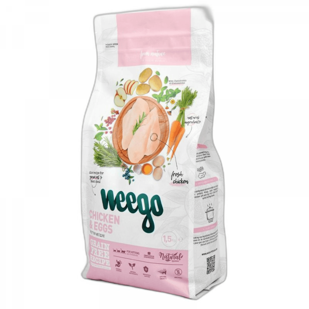 Weego Gatinho Frango & Ovos 1,5Kg