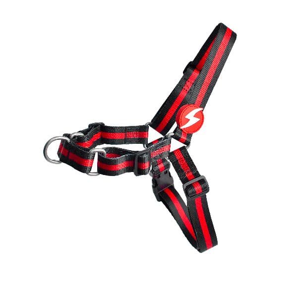 Dashi Peitoral Frontal Stripes Red & Black s