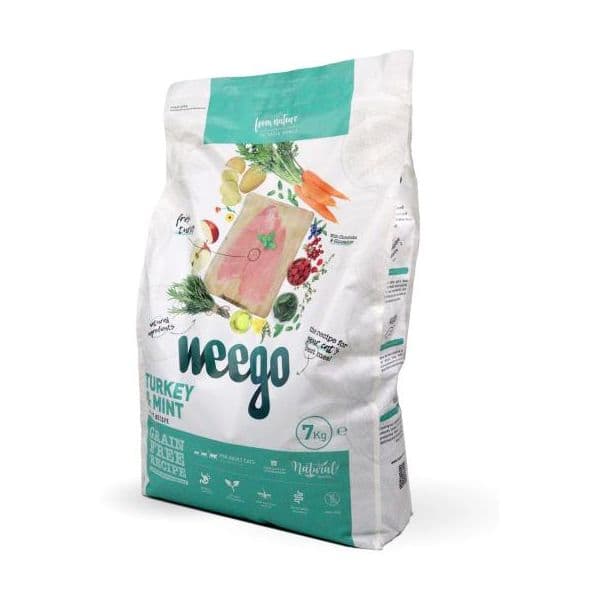 Weego Ração Seca Senior & Sterilized Peru & Menta 1.5Kg