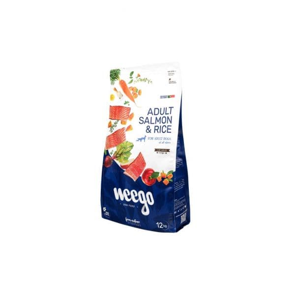 Weego Ração Cão Adulto Salmão e Arroz Baixo Teor de Grão 12kg