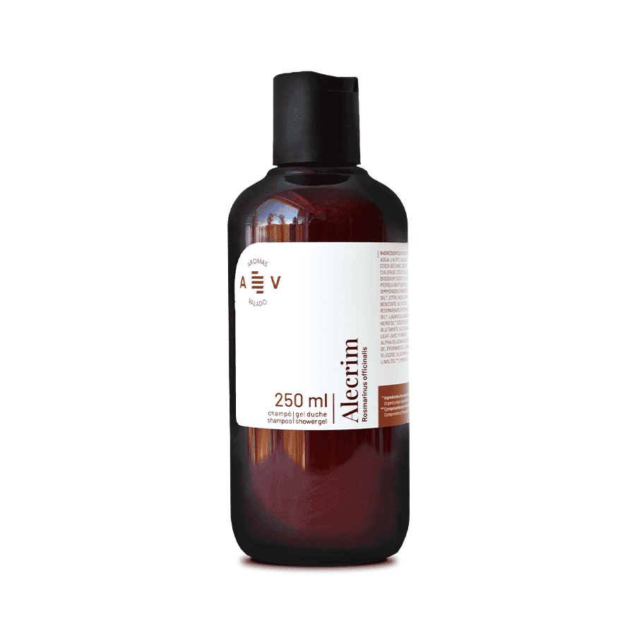 Shampoo e Gel duche de Alecrim 250 ml Aromas do Valado