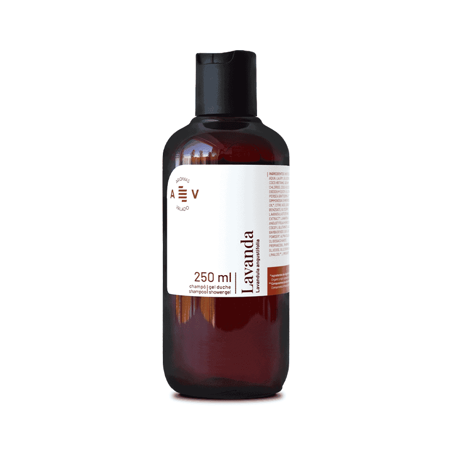 Shampoo e Gel Duche de Lavanda 250 ml Aromas do Valado