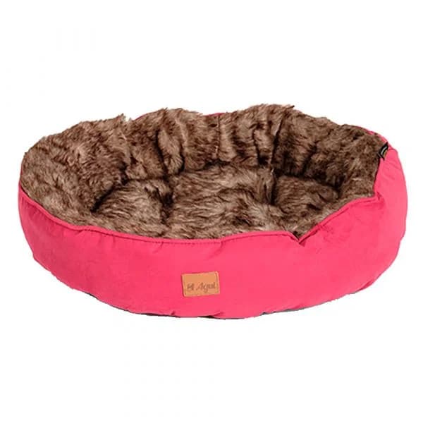 Agui Cama Furry Donut 50 cm Rosa