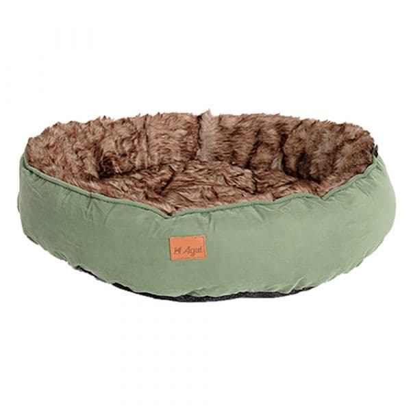 Agui Cama Furry Donut 50 cm Verde