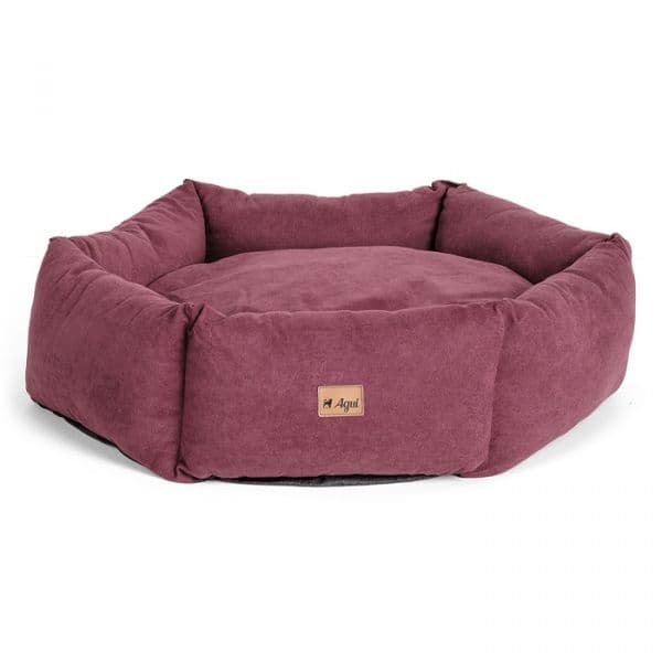 Agui Cama Hexagonal Urban Donut Vermelho 75x75x25cm