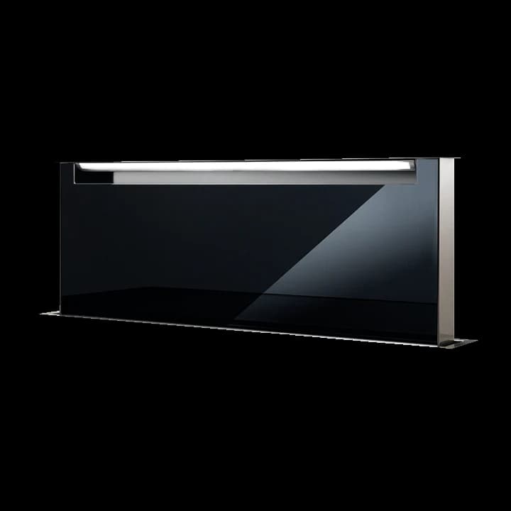 Chaminé de Parede Frasa Swing 120 Inox / Vidro Preto