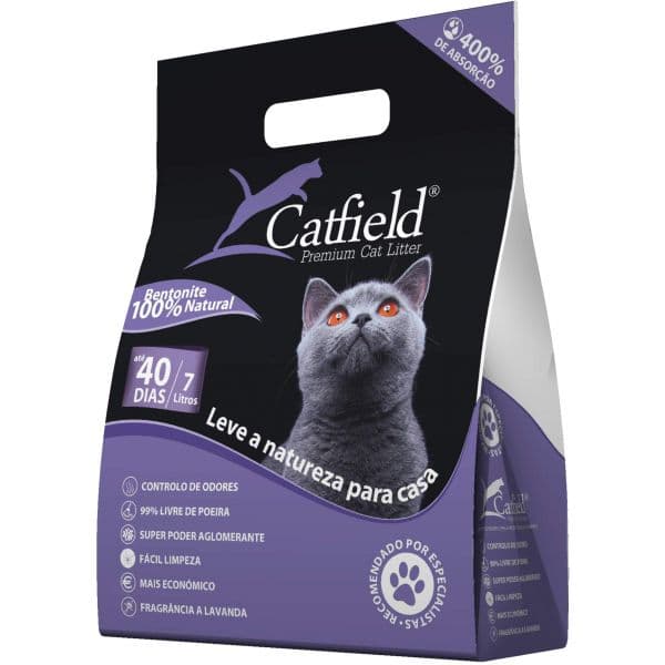 Catfield Premium Cat Litter Lavanda 7L