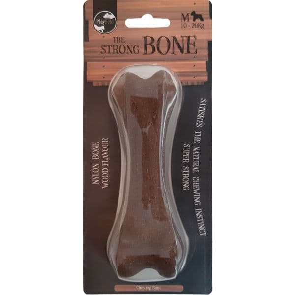 Playfield Brinquedo Cão Osso Strong Bone Bamboo Grande
