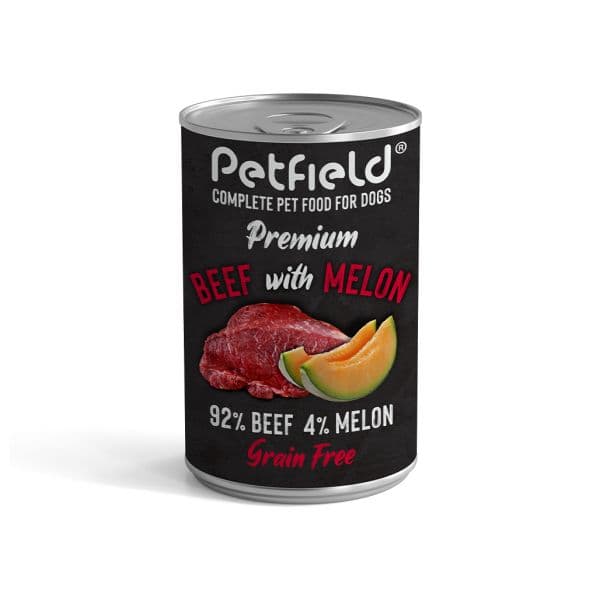 Ração Húmida Petfield Vaca & Melão 400g