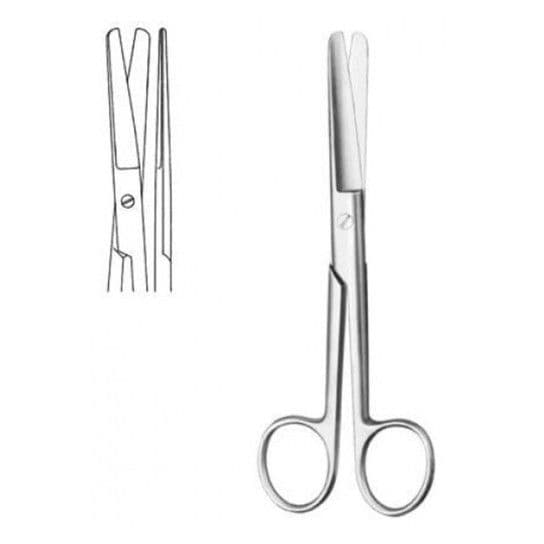 Tesoura recta 2 rombos 13cm
