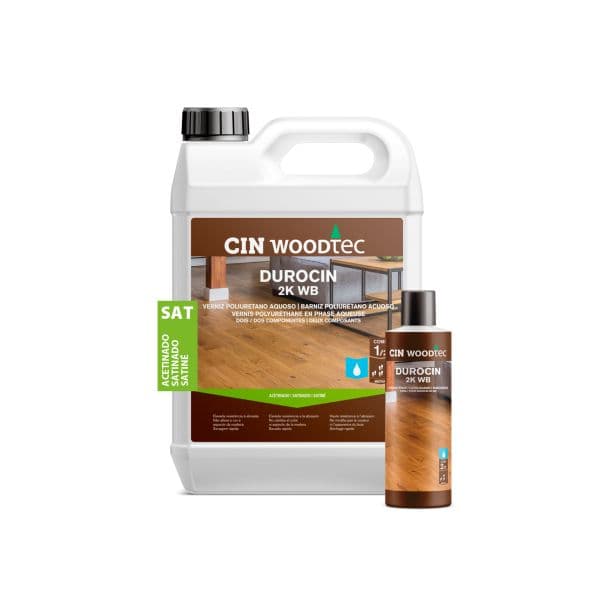 CIN Durocin 2K WB Acetinado 5 L Verniz + 0,5 L Endurecedor - CIN7708105000+CIN7709900500