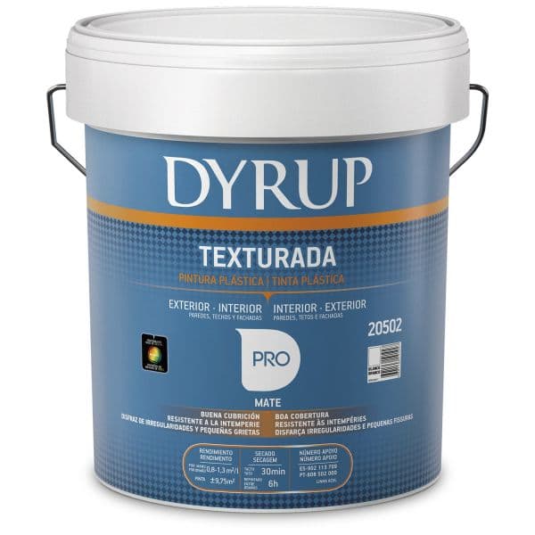 Dyrup Tinta Plástica Texturada Branca - 20502-800-7