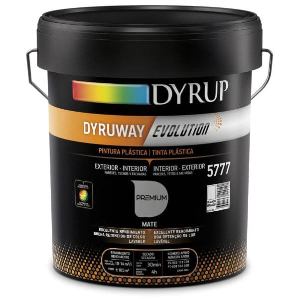 Dyrup Tinta Dyruway Evolution Branco 15L - 5777-800-7