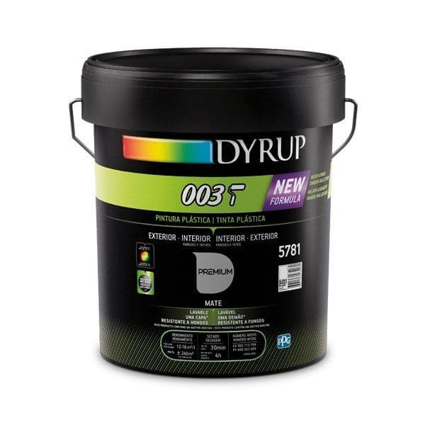 Dyrup Tinta Plástica Nova Formula 003 15 Litros Branca - 5781-800-7N