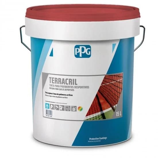 Terracril pavimentos Verde Ténis 15L refª 1770 Dyrup - 1770-440786_15L - Ferramentaspro.pt