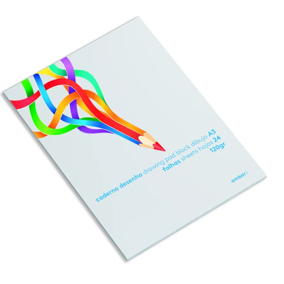 Ambar Caderno de Desenho A3 Papel Cavalinho 120g 24Fls - 100304880010