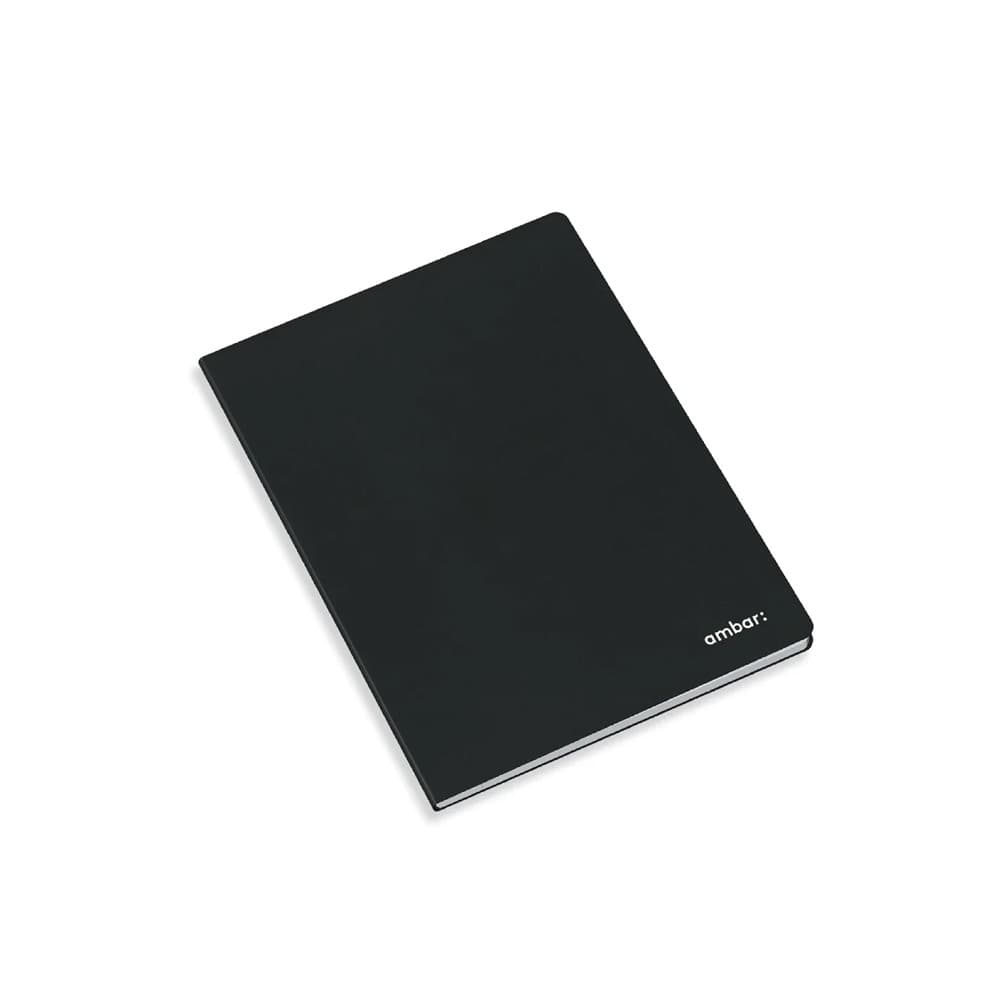 Ambar Caderno A5 Liso 80Fls Preto 1 Un.