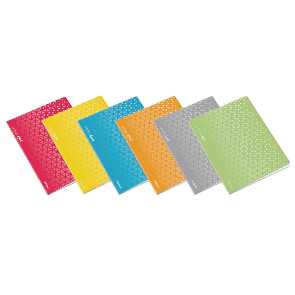 Ambar Caderno Quadriculado A4 Agrafado 48 Folhas Multicor