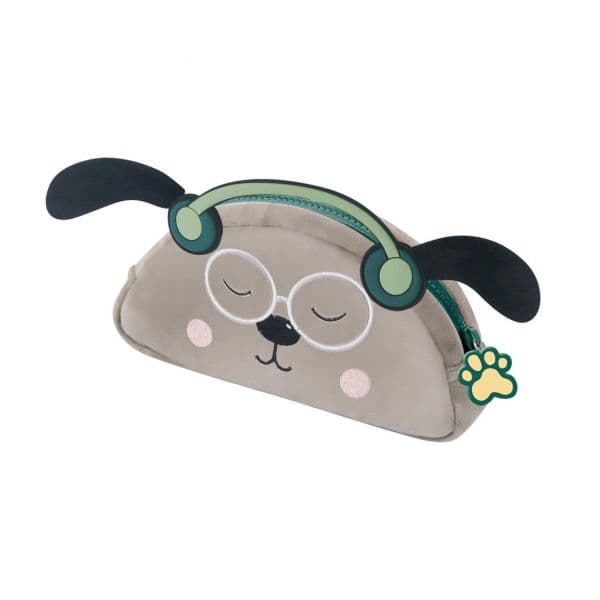Ambar Estojo Escolar Dog Person Green Furry 2023