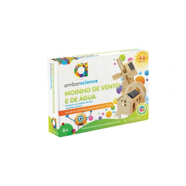 Ambar Science Moinho de Vento e de Água Puzzle 3D