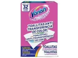 toalhitas anti transferência de cores vanish gold 32 unid