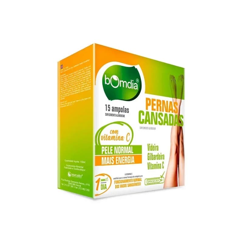 Bom Dia Pernas Cansadas 15 Ampolas