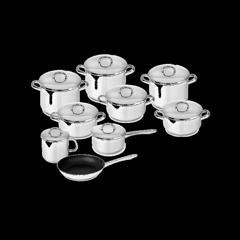 Silampos Trem de Cozinha Europa Aço Inoxidável Id 9 Peças