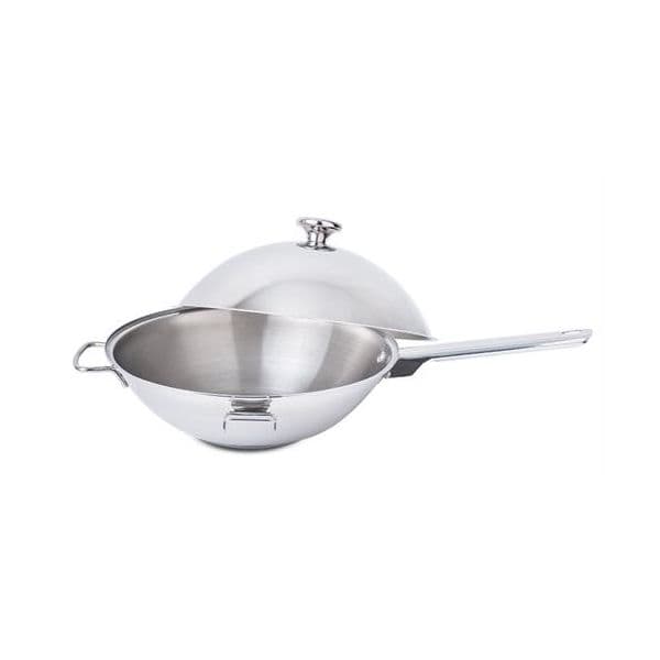 Silampos Cataplana Wok Faro Redondo Inox 28x20 cm 3.4 Litros Cinzento