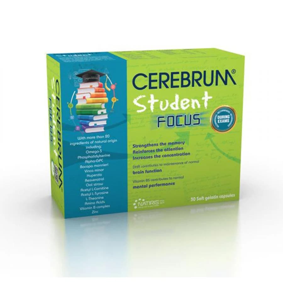 Natiris Cerebrum Student Focus 30 Cápsulas
