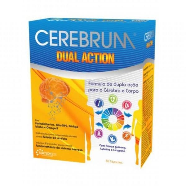 Natiris Cerebrum Dual Action 30 Cápsulas